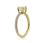 1.5 Carat Radiant Diamond Ring | Brilliant White | 14K White Gold | Refined Light - Image 3