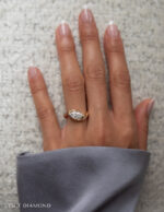 1 Carat Marquise Statement | Brilliant White | 14K White Gold | Graceful Brilliance - Image 11