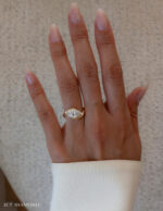 1 Carat Marquise Statement | Brilliant White | 14K White Gold | Graceful Brilliance - Image 8
