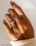 1 Carat Marquise Statement | Brilliant White | 14K White Gold | Graceful Brilliance - Image 10