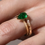 2.4 Carat Pear Diamond Ring | 14K White Gold | Effortless Elegance