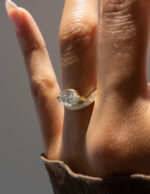 Marquise Statement | Brilliant White | 14K White Gold | Graceful Brilliance | Signature - Image 8