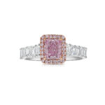 1 Carat Round Brilliant Diamond Ring | Fancy Yellow | 14K White Gold - Image 4