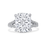 3 Carat Cushion Halo Diamond Ring | Brilliant White | 18K Gold | Everyday Royalty