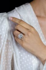 12.03 Carat Round Brilliant Diamond Ring | Brilliant White | 18K Gold - Image 2