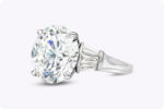 12.03 Carat Round Brilliant Diamond Ring | Brilliant White | 18K Gold - Image 4