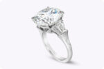 12.03 Carat Round Brilliant Diamond Ring | Brilliant White | 18K Gold - Image 5