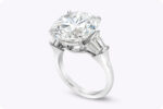12.03 Carat Round Brilliant Diamond Ring | Brilliant White | 18K Gold - Image 6