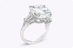 12.03 Carat Round Brilliant Diamond Ring | Brilliant White | 18K Gold - Image 8
