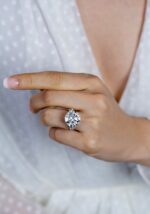 12.03 Carat Round Brilliant Diamond Ring | Brilliant White | 18K Gold