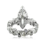 3 Carat Marquise Diamond Ring | Brilliant White | 14K White Gold | Everyday Royalty - Image 5