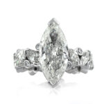 3 Carat Marquise Diamond Ring | Brilliant White | 14K White Gold | Everyday Royalty