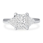 1 Carat Princess Diamond Ring | Brilliant White | SI | 18K Gold | Refined Light | Signature - Image 2