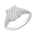 1 Carat Princess Diamond Ring | Brilliant White | SI | 18K Gold | Refined Light | Signature