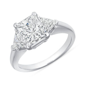 1 Carat Princess Diamond Ring | Brilliant White | SI | 18K Gold | Refined Light | Signature