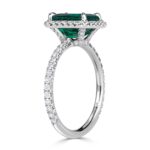 2.64 Carat Emerald Diamond Ring | 14K White Gold | Modern Nobility - Image 4
