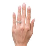 7.25 Carat Radiant Band | Brilliant White | 18K White Gold | Heirloom-Worthy Glow - Image 3