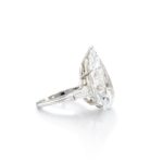 7.5 Carat Pear Statement | Brilliant White / F color | VVS | 14K White Gold - Image 3