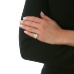 7.5 Carat Pear Statement | Brilliant White / J color | SI | 14K White Gold - Image 6