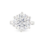 7.5 Carat Round Brilliant Statement | Brilliant White / D color | FL/IF | 14K White Gold - Image 3