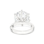 7.5 Carat Round Brilliant Statement | Brilliant White / D color | FL/IF | 14K White Gold - Image 4