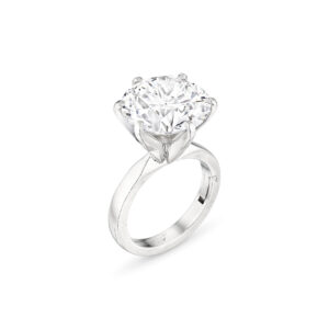 7.5 Carat Round Brilliant Statement | Brilliant White / D color | FL/IF | 14K White Gold