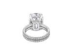 7 Carat Cushion Statement | Brilliant White / D color | VVS | 14K White Gold - Image 5