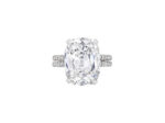 7 Carat Cushion Statement | Brilliant White / D color | VVS | 14K White Gold