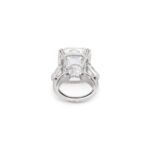 7 Carat Emerald-cut Statement / F color | SI | 14K White Gold | Radiant Elegance - Image 5