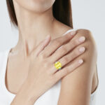 7 Carat Cushion Statement | Fancy Yellow | 14K White Gold | Colour-Collector’s Treasure
