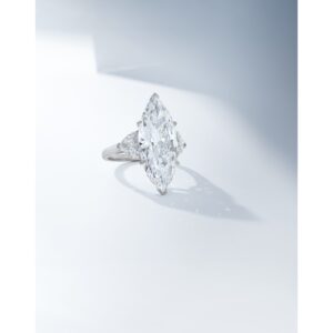 7 Carat Marquise Statement | Brilliant White / J color | VS | 14K White Gold