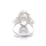 7 Carat Oval Statement | Brilliant White / F color | VS | 14K White Gold - Image 3