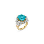 7 Carat Oval Statement | Paraiba Blue | 14K White Gold | Signature Sophistication | Heirloom