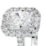 7 Carat Radiant Statement | Brilliant White / D color | VVS | 14K White Gold - Image 4