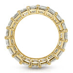 7 Carat Emerald Band | 18K White Gold | Heirloom-Worthy Glow - Image 3