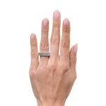 7 Carat Emerald Band | 18K Gold | Radiant Elegance | Heirloom