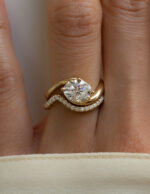 1 Carat Oval Statement | Brilliant White | 14K White Gold | Classic Charm | High Jewellery - Image 4