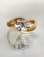 1 Carat Oval Statement | Brilliant White | 14K White Gold | Classic Charm | High Jewellery - Image 6