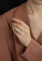 11.39 Carat Radiant Band | Brilliant White | 18K Gold | Grand Palais Radiance - Image 2