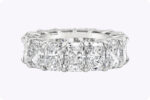 11.39 Carat Radiant Band | Brilliant White | 18K Gold | Grand Palais Radiance - Image 4