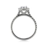 1.4 Carat Oval Diamond Ring | Brilliant White | 14K White Gold | Graceful Brilliance - Image 4