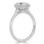 Oval Diamond Ring | Brilliant White | 14K White Gold | Graceful Brilliance | Heirloom - Image 3