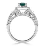 3 Carat Emerald Diamond Ring | 14K White Gold | Quiet Power | High Jewellery - Image 4