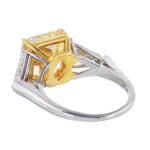 5 Carat Radiant Statement | Fancy Yellow | 14K White Gold | A Crown-Worthy Fancy Rarity - Image 3