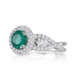 2.7 Carat Round Brilliant Diamond Ring | 14K White Gold | Quiet Power - Image 2