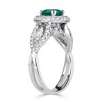 2.7 Carat Round Brilliant Diamond Ring | 14K White Gold | Quiet Power - Image 3