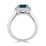 2.98 Carat Emerald Diamond Ring | 14K White Gold | Everyday Royalty - Image 4