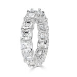 8 Carat Asscher Band | Brilliant White | 14K White Gold | Heirloom-Worthy Glow | Heirloom - Image 2