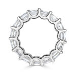 8 Carat Asscher Band | Brilliant White | 14K White Gold | Heirloom-Worthy Glow | Heirloom - Image 3