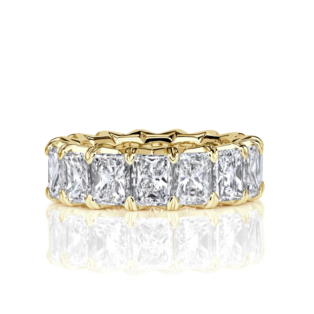 8.3 Carat Radiant Band | Brilliant White | 14K White Gold | Timeless Brilliance | Signature